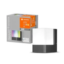 LEDVANCE CUBE Aussenwandleuchte Grau, 1-flammig, Farbwechsler -Lampe Verkäufe ledvance cube aussenwandleuchte 4058075478114 3