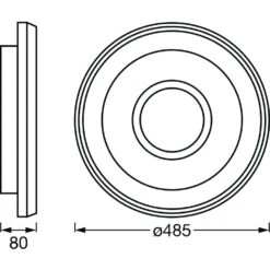 LEDVANCE Decorative Deckenpanel Weiß, 1-flammig -Lampe Verkäufe ledvance decorative deckenpanel 4058075573413 3