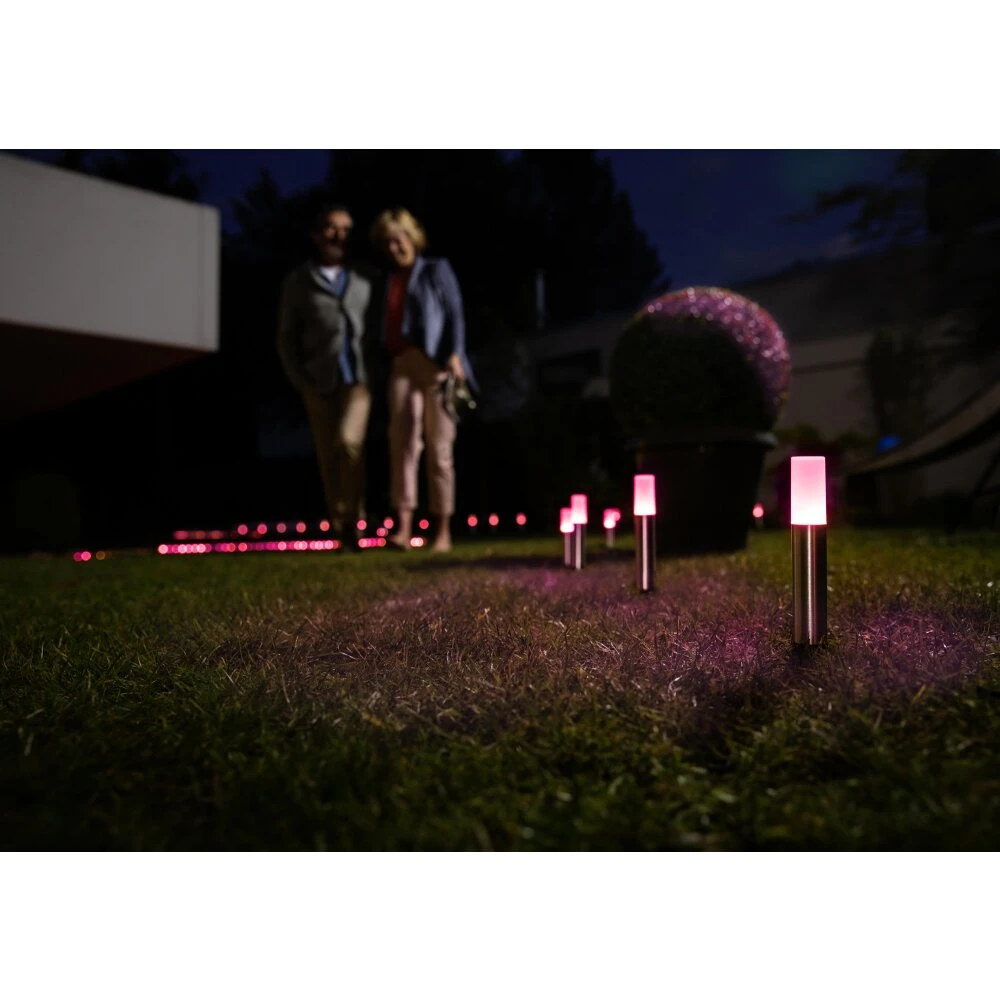 LEDVANCE GARDEN POLE Wegeleuchte Edelstahl, 1-flammig, Farbwechsler 3 LEDVANCE GARDEN POLE Wegeleuchte Edelstahl, 1-flammig, Farbwechsler