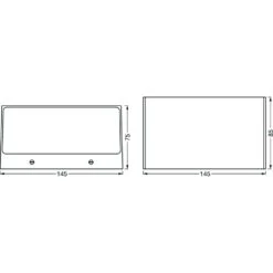 LEDVANCE Smart+ Außenwandleuchte Grau, 1-flammig -Lampe Verkäufe ledvance smart aussenwandleuchte 4058075564404 4