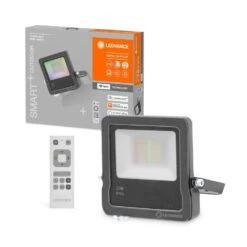 LEDVANCE SMART+ Gartenstrahler Anthrazit, 1-flammig, Fernbedienung, Farbwechsler -Lampe Verkäufe ledvance smart gartenstrahler 4058075576674 5