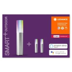 LEDVANCE SMART+ Wegeleuchte Set Grau, 3-flammig 13 LEDVANCE SMART+ Wegeleuchte Set Grau, 3-flammig -Lampe Verkäufe ledvance smart wegeleuchte set 4058075208636 5