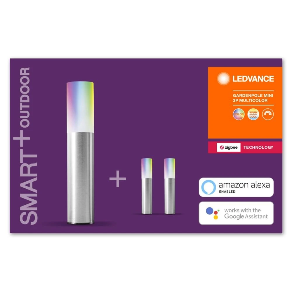 LEDVANCE SMART+ Wegeleuchte Set Grau, 3-flammig 8 LEDVANCE SMART+ Wegeleuchte Set Grau, 3-flammig – Bild 6