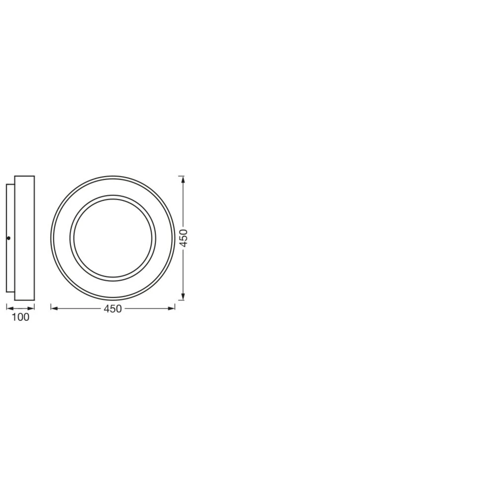 LEDVANCE SUNATHOME Wand- Und Deckenleuchte Silber, 1-flammig 6 LEDVANCE SUNATHOME Wand- Und Deckenleuchte Silber, 1-flammig – Bild 4