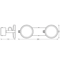 LEDVANCE SUNATHOME Wandleuchte Silber, 1-flammig -Lampe Verkäufe ledvance sunathome wandleuchte 4058075750630 6