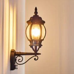 Lentua Außenwandleuchte Schwarz, 1-flammig, Bewegungsmelder -Lampe Verkäufe lentua aussenwandleuchte h3012468 do2 11