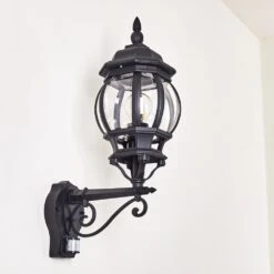 Lentua Außenwandleuchte Schwarz, 1-flammig, Bewegungsmelder -Lampe Verkäufe lentua aussenwandleuchte h3012468 do2 18