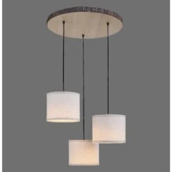 Leuchten Direkt BARK Deckenleuchte Naturfarben, Schwarz, 3-flammig -Lampe Verkäufe leuchten direkt bark deckenleuchte 11236 79 6