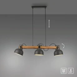 Leuchten Direkt CUP 2.0 Pendelleuchte LED Braun, Schwarz, 3-flammig -Lampe Verkäufe leuchten direkt cup 2 0 pendelleuchte 15743 18 11