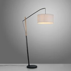 Leuchten Direkt GREEN SOFIE Stehleuchte Naturfarben, Schwarz, 1-flammig -Lampe Verkäufe leuchten direkt green sofie stehleuchte 14185 16 4