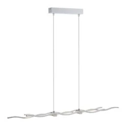 Leuchten Direkt LOLA-WAVE Pendelleuchte LED Edelstahl, 2-flammig, Fernbedienung, Farbwechsler -Lampe Verkäufe leuchten direkt lola wave pendelleuchte 16169 55 6