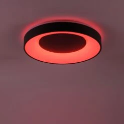 Leuchten Direkt LOLAsmart-ANIKA Deckenleuchte LED Anthrazit, 1-flammig, Fernbedienung, Farbwechsler -Lampe Verkäufe leuchten direkt lolasmart anika deckenleuchte 14346 18 10