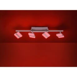 Leuchten Direkt LOLAsmart-SABI Deckenleuchte LED Nickel-Matt, 4-flammig, Fernbedienung, Farbwechsler -Lampe Verkäufe leuchten direkt lolasmart sabi deckenleuchte 12084 55 8