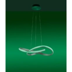 Leuchten Direkt Ls-MELINDA Pendelleuchte LED Edelstahl, 1-flammig, Fernbedienung, Farbwechsler -Lampe Verkäufe leuchten direkt ls melinda pendelleuchte 18432 55 8