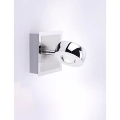 Leuchten Direkt Ls-OPTI Wandleuchte LED Edelstahl, 2-flammig, Fernbedienung, Farbwechsler -Lampe Verkäufe leuchten direkt ls opti wandleuchte 12471 55 14