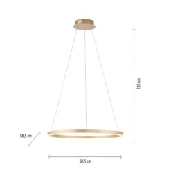 Leuchten Direkt RITUS Hängeleuchte LED Messing, 1-flammig -Lampe Verkäufe leuchten direkt ritus haengeleuchte 15394 60 7