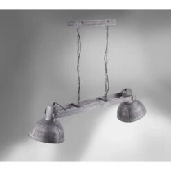 Leuchten Direkt SAMIA Pendelleuchte Grau, 2-flammig -Lampe Verkäufe leuchten direkt samia pendelleuchte 11483 77 2
