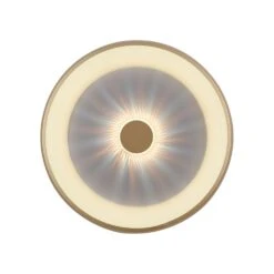 Leuchten Direkt VERTIGO Deckenleuchte LED Gold, 1-flammig, Fernbedienung -Lampe Verkäufe leuchten direkt vertigo deckenleuchte 14386 60 16