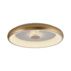 Leuchten Direkt VERTIGO Deckenleuchte LED Gold, 1-flammig, Fernbedienung -Lampe Verkäufe leuchten direkt vertigo deckenleuchte 14386 60 6