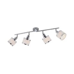 LeuchtenDirekt ACCOR Deckenleuchte Silber, 4-flammig -Lampe Verkäufe leuchtendirekt accor deckenleuchte 15374 17 7