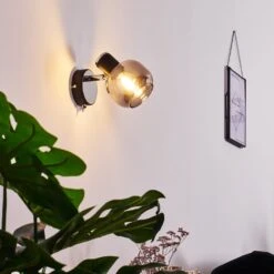 Lexington Wandleuchte Chrom, Schwarz, 1-flammig -Lampe Verkäufe lexington wandleuchte h3367322 14