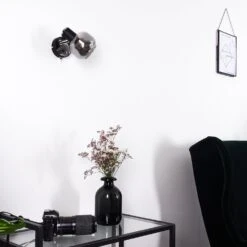 Lexington Wandleuchte Chrom, Schwarz, 1-flammig -Lampe Verkäufe lexington wandleuchte h3367322 15