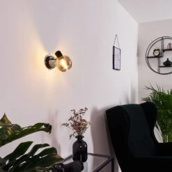 Lexington Wandleuchte Chrom, Schwarz, 1-flammig -Lampe Verkäufe lexington wandleuchte h3367322 9