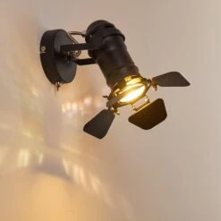 Lichinga Wandleuchte Schwarz, 1-flammig -Lampe Verkäufe lichinga wandleuchte h3346426 15