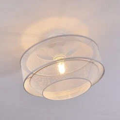 Limassol Deckenleuchte Chrom, Weiß, 1-flammig -Lampe Verkäufe limassol deckenleuchte h3332757 3