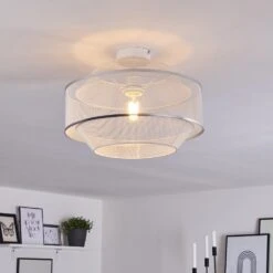 Limassol Deckenleuchte Chrom, Weiß, 1-flammig -Lampe Verkäufe limassol deckenleuchte h3332757 9