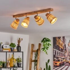 Lindberg Deckenleuchte Chrom, Hellbraun, 4-flammig -Lampe Verkäufe lindberg deckenleuchte h3792612 10