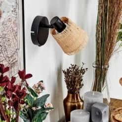 Lindberg Wandleuchte Schwarz, 1-flammig 15 Lindberg Wandleuchte Schwarz, 1-flammig -Lampe Verkäufe lindberg wandleuchte h9022732 1