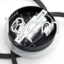 Lithgow Deckenleuchte LED Schwarz, 1-flammig -Lampe Verkäufe lithgow deckenleuchte h3313855 18