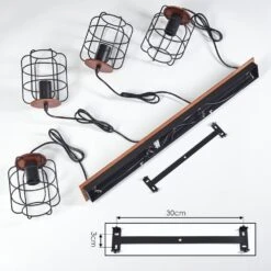 Loedingen Pendelleuchte Braun, Schwarz, 4-flammig -Lampe Verkäufe loedingen pendelleuchte h3557648 4