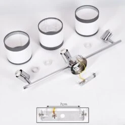 Lohobe Deckenleuchte Chrom, 3-flammig -Lampe Verkäufe lohobe deckenleuchte h3686065 4