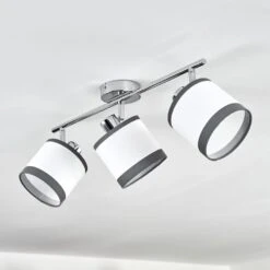 Lohobe Deckenleuchte Chrom, 3-flammig -Lampe Verkäufe lohobe deckenleuchte h3686065 7