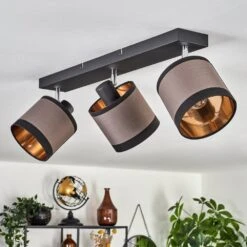 Lohobe Deckenleuchte Chrom, Schwarz, 3-flammig -Lampe Verkäufe lohobe deckenleuchte h3686072 11
