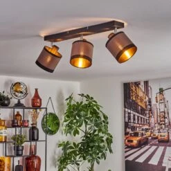 Lohobe Deckenleuchte Chrom, Schwarz, 3-flammig -Lampe Verkäufe lohobe deckenleuchte h3686072 6