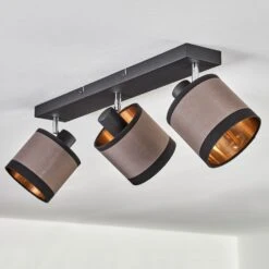 Lohobe Deckenleuchte Chrom, Schwarz, 3-flammig -Lampe Verkäufe lohobe deckenleuchte h3686072 7