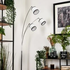 Lohobe Stehleuchte Chrom, Schwarz, 3-flammig 25 Lohobe Stehleuchte Chrom, Schwarz, 3-flammig -Lampe Verkäufe lohobe stehleuchte h3685983 11