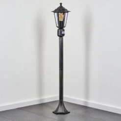 Loria Wegeleuchte Schwarz, Silber, 1-flammig, Bewegungsmelder -Lampe Verkäufe loria wegeleuchte h3824016 7