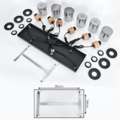 Loursin Hängeleuchte Schwarz, 6-flammig -Lampe Verkäufe loursin haengeleuchte h3631522 4