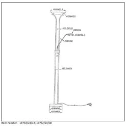 Lucide CHAMPION Deckenfluter LED Chrom, 2-flammig -Lampe Verkäufe lucide champion deckenfluter 19792 24 12 2