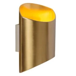 Lucide DILETTA Wandleuchte Gold, Messing, 1-flammig -Lampe Verkäufe lucide diletta wandleuchte 09240 01 02 3
