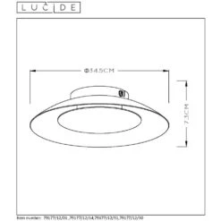Lucide FOSKAL Deckenleuchte LED Schwarz, 1-flammig -Lampe Verkäufe lucide foskal deckenleuchte 79177 12 30 5
