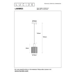 Lucide LAMBRES Pendelleuchte Sandfarben, 1-flammig -Lampe Verkäufe lucide lambres pendelleuchte 45410 15 41 7