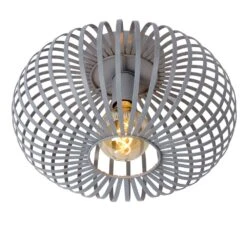 Lucide MANUELA Deckenleuchte Grau, 1-flammig -Lampe Verkäufe lucide manuela deckenleuchte 78174 40 36 2