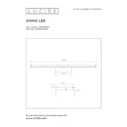 Lucide ONNO Wandleuchte LED Chrom, 1-flammig 13 Lucide ONNO Wandleuchte LED Chrom, 1-flammig -Lampe Verkäufe lucide onno wandleuchte 79297 08 12 5