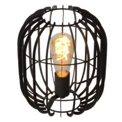 Lucide REDA Tischlampe Schwarz, 1-flammig -Lampe Verkäufe lucide reda tischlampe 78599 01 30 2