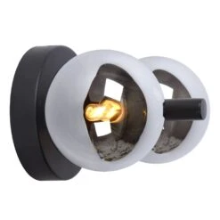 Lucide TYCHO Wandleuchte Schwarz, 2-flammig -Lampe Verkäufe lucide tycho wandleuchte 45274 02 30 3